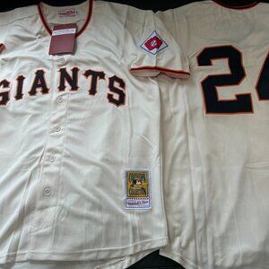 Mitchell & Ness SAN FRANCISCO GIANTS WILLIE MAYS Mens JERSEY Sz M,L,XL,2XL NEW